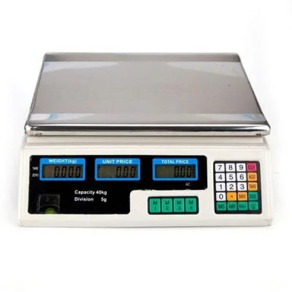 40Kg Digital Weight Scale BrandNew For Sale - Boost Consumer Confidence with Accurate Retail Scales - Happydeals.lk