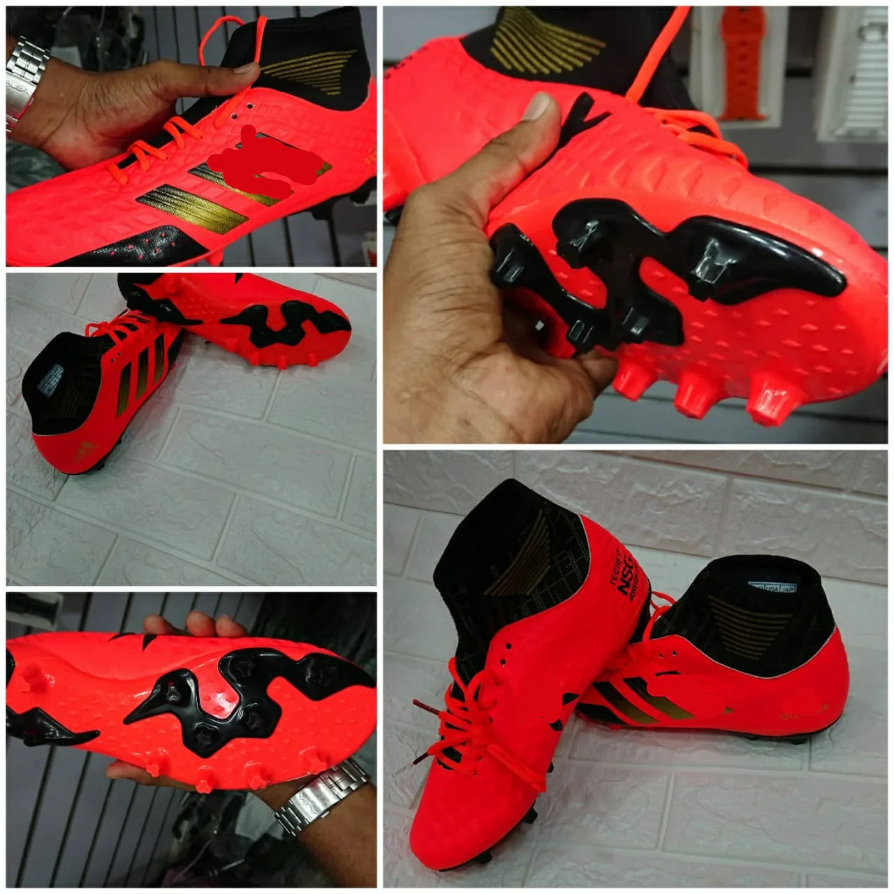 adeedas pradiator Football Boot: Freak+ AG 'Demonskin - Solar Red' FY8427 - Happydeals.lk