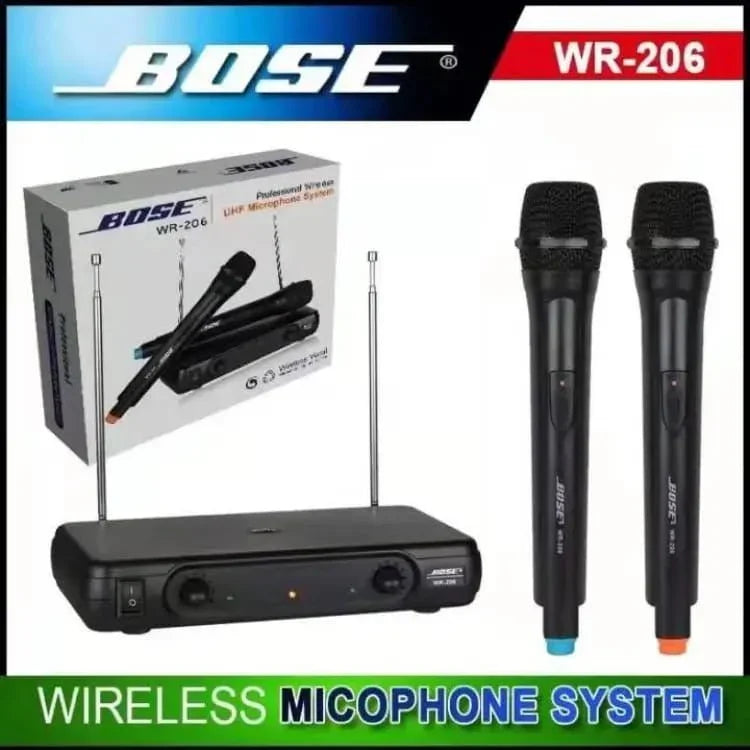 Bose WR 206 Dual Wireless mic with Receiver - Happydeals.lk