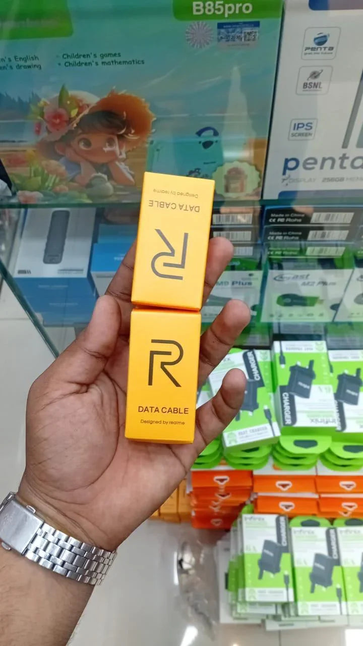 Real me Fast charging Cable Brandnew - Happydeals.lk