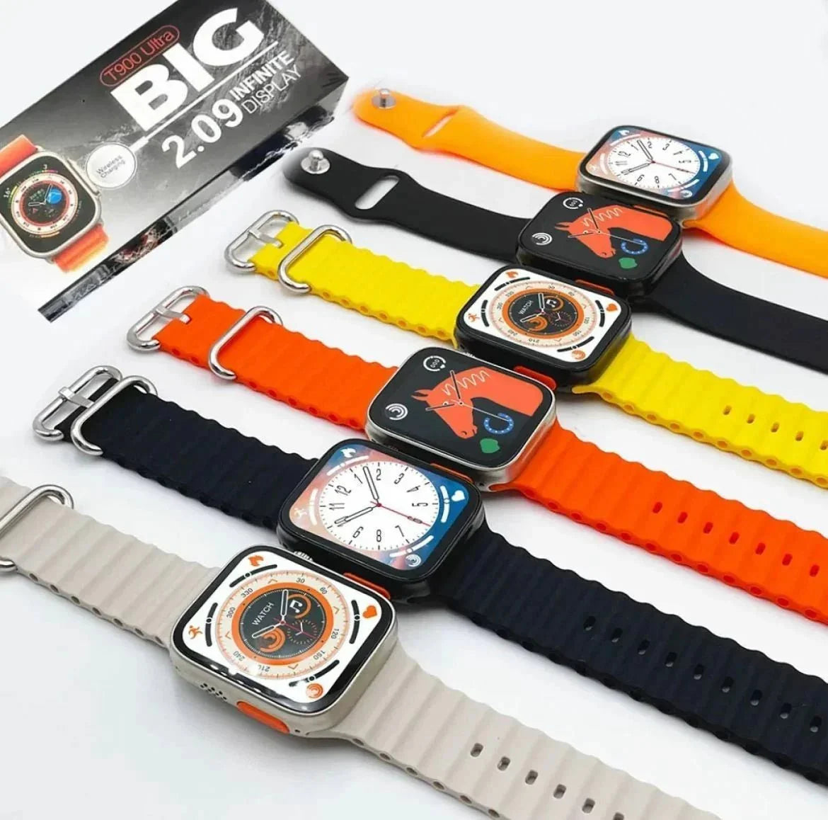 T900 Ultra Smart Watch best Budget T900 Ultra 3 smart watch - Happydeals.lk