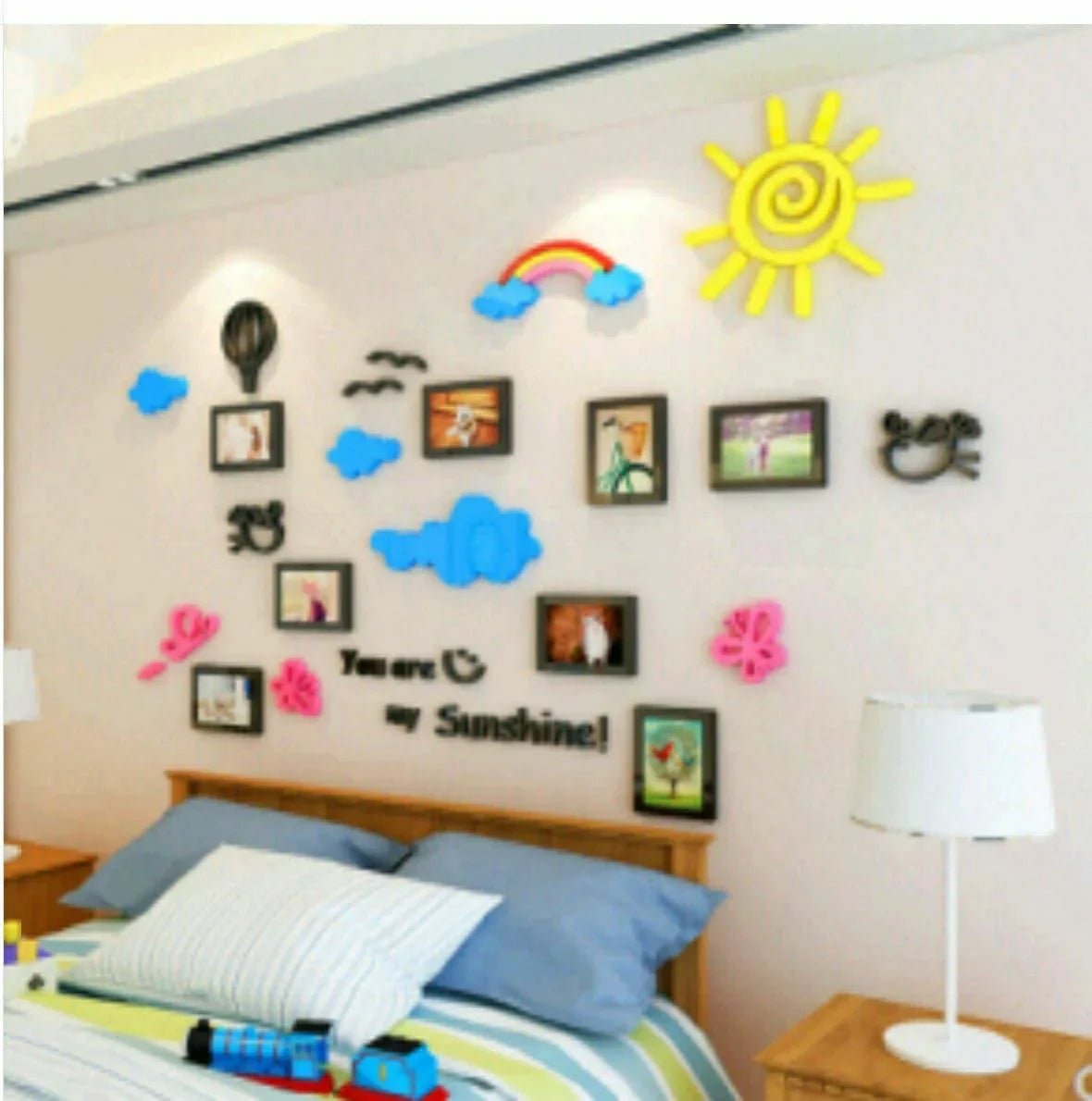 3D B1 sunny With Sky Wall sticker - Happy Deals