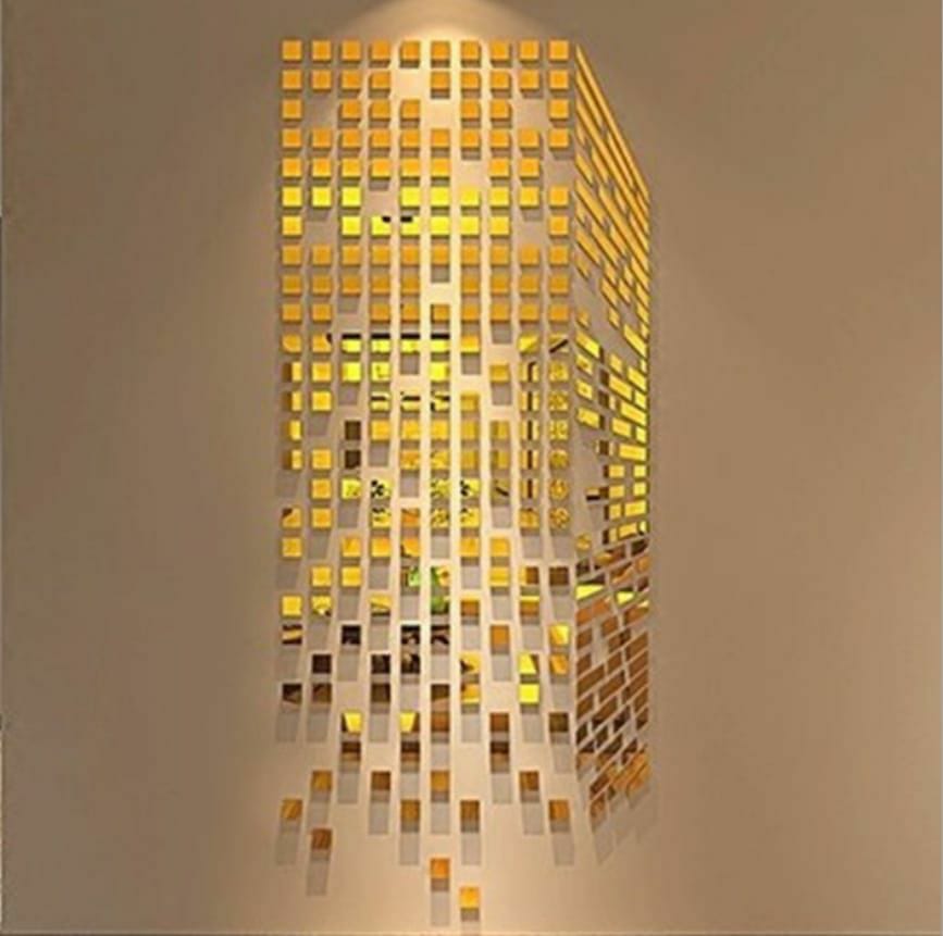 3d Cube Wall Sticker - Happydeals.lk