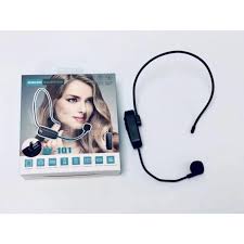 Ay101 Wireless Head Microphone Rechargeable - Happydeals.lk