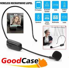 Ay101 Wireless Head Microphone Rechargeable - Happydeals.lk