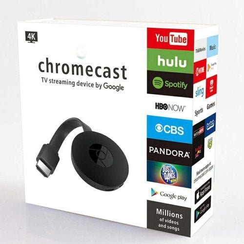 Chromecast 4K TV Dongle Sceeen Sharing Device With Wifi Antena Brandnew - Happy Deals
