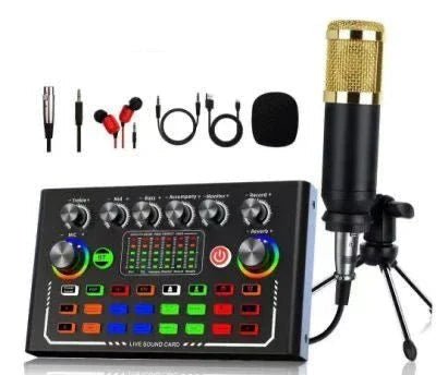 F009 +Bm800 Condenser MICROPHONE Brandnew - Happy Deals