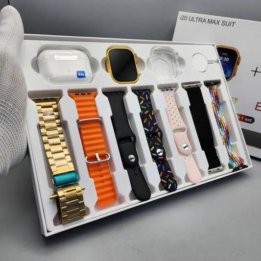 i20 Max Suit Gold Smart Watch - Happy Deals
