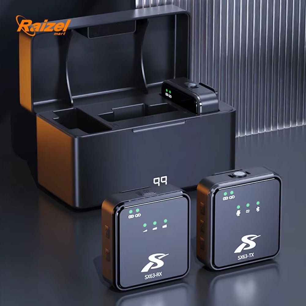 SX63 Wireless Microphone with power casing Brandnew - Happydeals.lk