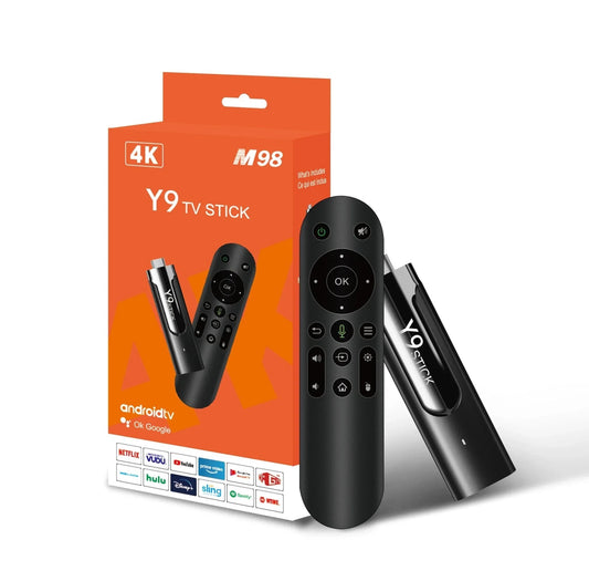 Y9 TV Stick Real Ram 2gb Memory 16gb with bluetooth voice - Happy Deals